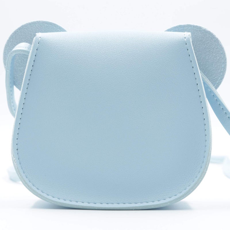 HXQ Little Mouse Ear Bow Crossbody Purse,PU Shoulder Handbag for Kids Girls Toddlers(Blue) - Image 4
